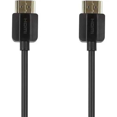 Kanex CBL-HDMICERTSS6FT SuperSlim Premium High Speed Certified HDMI Cable, 6', A/V Cable, Black