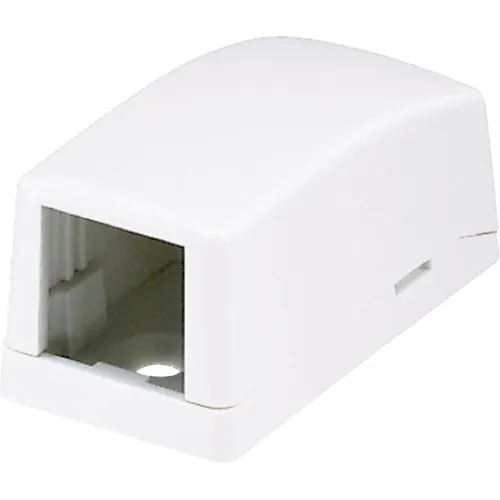 Panduit CBX1IW-A Surface Mount Box, 1 Port, Off White