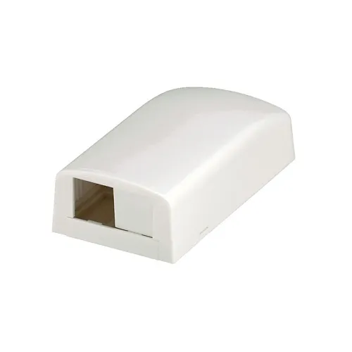 Panduit CBX2WH-AY Mini-Com 2-Port Surface Mount Box, White
