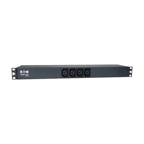 Eaton Tripp Lite PDU12IEC 1.9-3.8kW Single-Phase 120–240V Basic PDU, 14-Outlets, C20 16A Input, 1U Rack-Mount