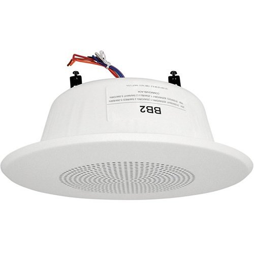 Quam BB2 Indoor Surface Mount Loud Speaker, 20W RMS, White