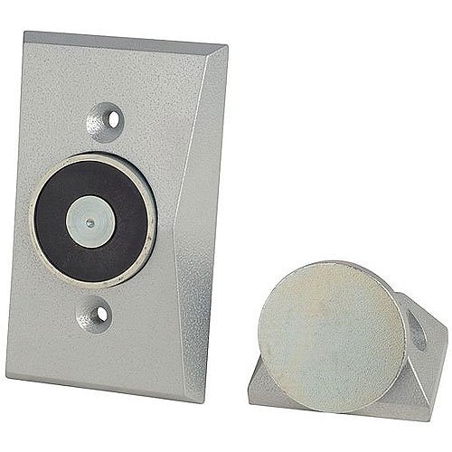 Kidde 1505-AQN5 Flush Wall Mounted Electromagnetic Door Holder, Short Catch Plate, 24V AC/DC; 120V AC