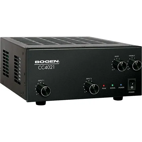 Bogen CC4021 CC Series 40W Compact Mixer-Amplifier, 2-Channel