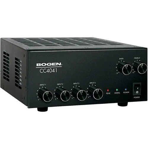 Bogen CC4041 CC Series 40W Compact Mixer-Amplifier, 4-Channel