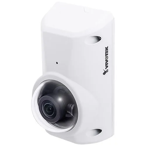 VIVOTEK CC9380-HV 5MP H.265 Fisheye 180° Panoramic IP Camera, 1.45mm Lens, White