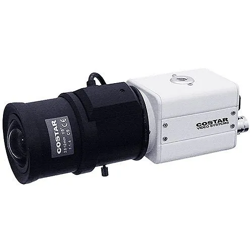 Costar CCC3520ATM Costar CCC3525ATM 690 HTVL-E Resolution WDR Mini Box Camera, 2.8-12mm Varifocal Lens