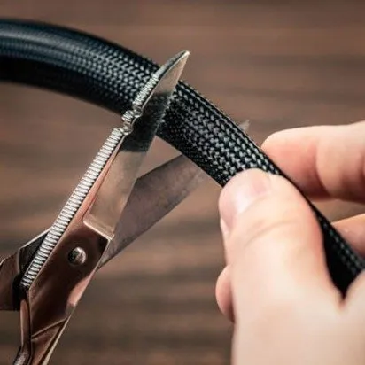 Techflex CCP1.00BK Clean Cut 1" Expandable Braided Sleeving, 250' Bulk Spool, Black