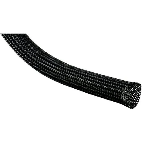 Techflex CCP1.25BK50 Clean Cut 1-1/4" Sleeving, 50', Black