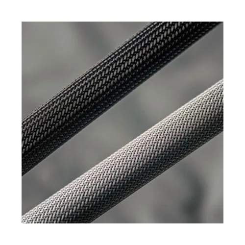 Techflex CCP1.50BK Clean Cut 1 1/2" Expandable Braided Sleeving, 250' Bulk Spool, Black