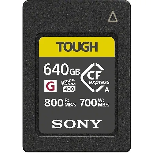 Sony CEA-G640T CFexpress G Series Type A Memory Card, 640GB