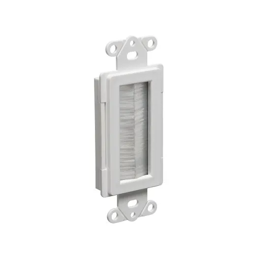 Arlington CED135 Non-Metallic Cable Entry Device with Brush-Style Cover, White