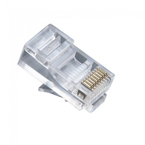 Platinum Tools 106153J CAT5e RJ45 Modular Plug, 8P8C for Round, Solid Cable, 100-Pack