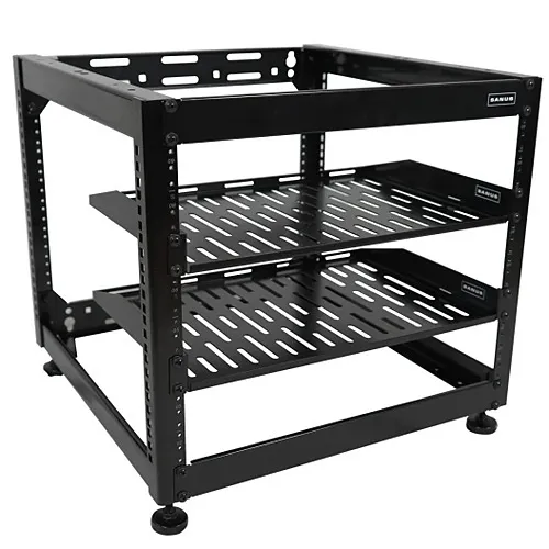 Sanus CFR1610-B1 AV Rack 10U Stackable Skeleton Rack, 26" Tall