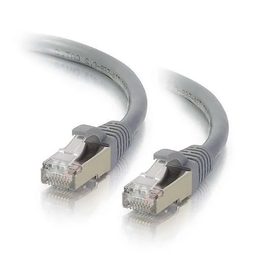 C2G CG00640 3' CAT6a Snagless Shielded STP Network Patch Cable, Gray