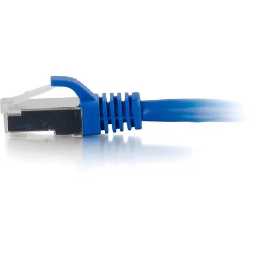 C2G CG00673 CAT6a Snagless Shielded (STP) Network Patch Cable, 2', Blue