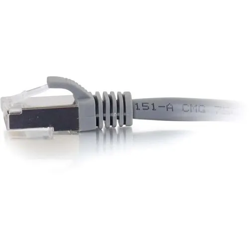 C2G CG00780 CAT6a Snagless Shielded (STP) Ethernet Network Patch Cable, 7' (2.1m), Gray