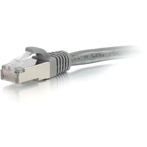 C2G CG00780 CAT6a Snagless Shielded (STP) Ethernet Network Patch Cable, 7' (2.1m), Gray