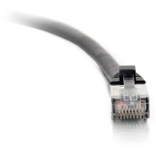 C2G CG00808 CAT6a Snagless Shielded (STP) Ethernet Network Patch Cable, 1' (0.3m), Black