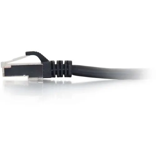 C2G CG00808 CAT6a Snagless Shielded (STP) Ethernet Network Patch Cable, 1' (0.3m), Black
