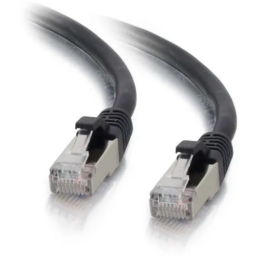 C2G CG00808 CAT6a Snagless Shielded (STP) Ethernet Network Patch Cable, 1' (0.3m), Black