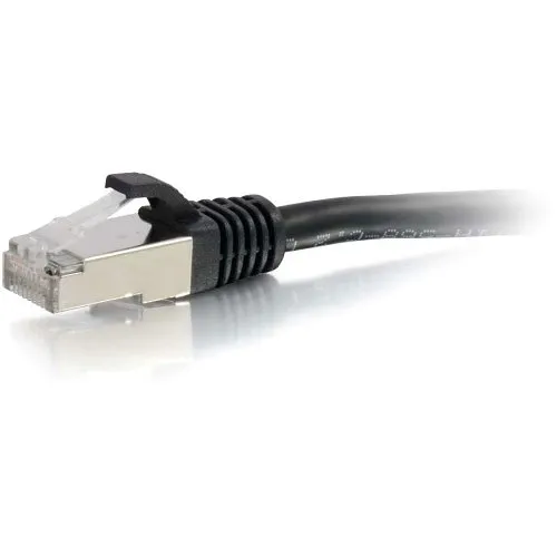 C2G CG00809 CAT6 Snagless Shielded (STP) Ethernet Network Patch Cable, 2' (0.6m), Black