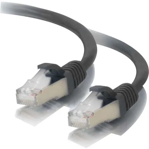 C2G CG00812 CAT6a Snagless Shielded (STP) Ethernet Network Patch Cable, 5' (1.5m), Black