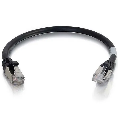 C2G CG00813 CAT6 Snagless Shielded (STP) Ethernet Network Patch Cable, 6' (1.8m), Black