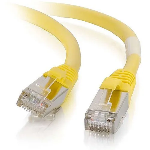 C2G CG00863 CAT6 Snagless Shielded (STP) Ethernet Network Patch Cable, 5' (1.5m), Yellow