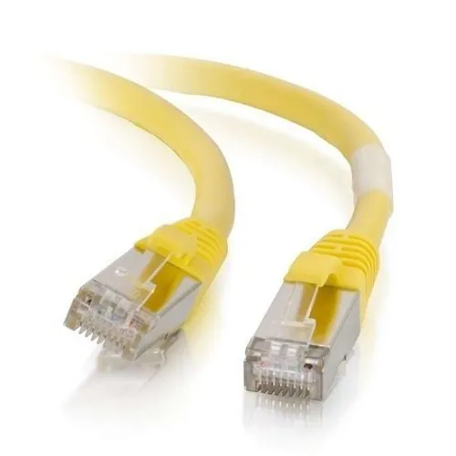 C2G CG00867 CAT6 Snagless Shielded STP Ethernet Network Patch Cable, RJ45 Male to RJ45 Male, 9' (2.7m), Yellow