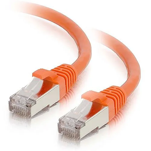 C2G CG00924 CAT6 Snagless Shielded (STP) Ethernet Network Patch Cable, 12' (3.7m), Orange
