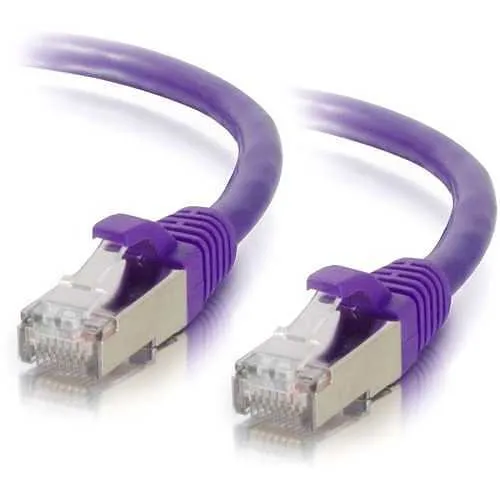 C2G CG00906 CAT6 Snagless Shielded (STP) Ethernet Network Patch Cable, 10' (3m), Purple