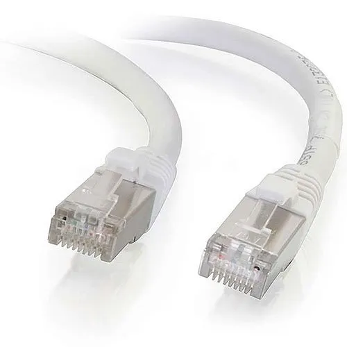 C2G CG00924 CAT6 Snagless Shielded (STP) Ethernet Network Patch Cable, 12' (3.7m), White