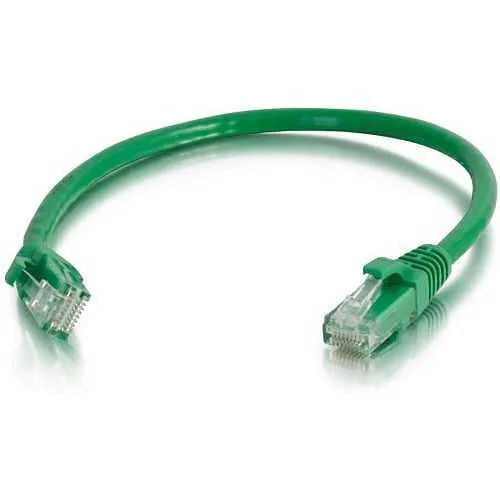 C2G CG00954 CAT6 Snagless Unshielded (UTP) Ethernet Network Patch Cable, 0.5' (.015m), Green