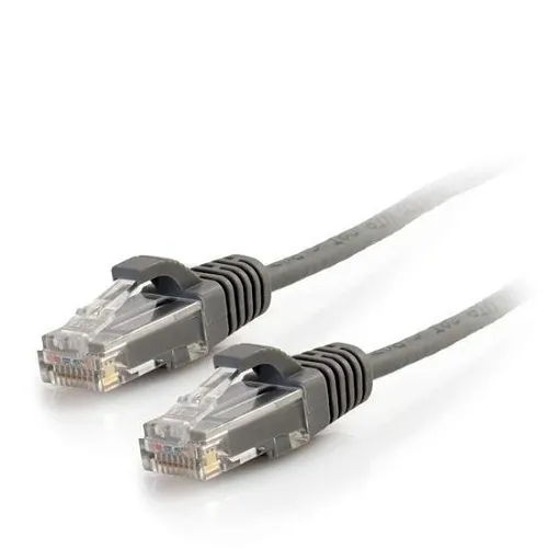 C2G CG01085 CAT6 Snagless UTP Slim Network Patch Cable, Gray
