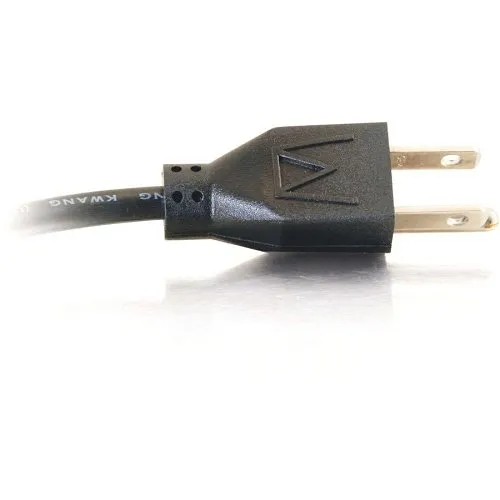 C2G CG03117 18 AWG Outlet Saver Power Extension Cord, NEMA 5-15P to NEMA 5-15R, TAA Compliant, 15' (4.6m)