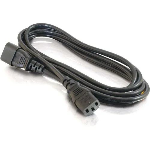 C2G CG0314118 AWG Computer Power Extension Cord, IEC320C14 to IEC320C13, TAA Compliant, 6' (1.8m)