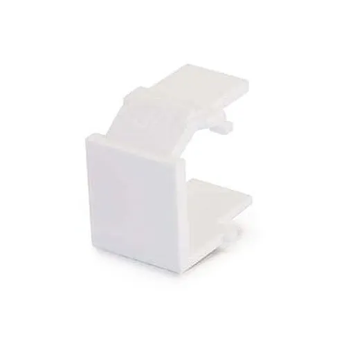 C2G CG03820 Snap-In Blank Keystone Insert Module, White