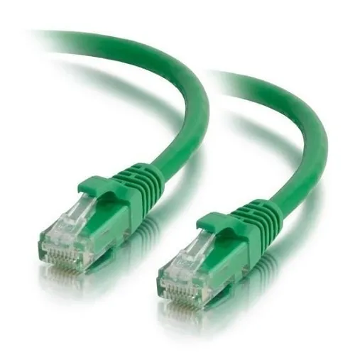 C2G CG15207 CAT5e Snagless Patch Cable, 350 MHz, 14', Green