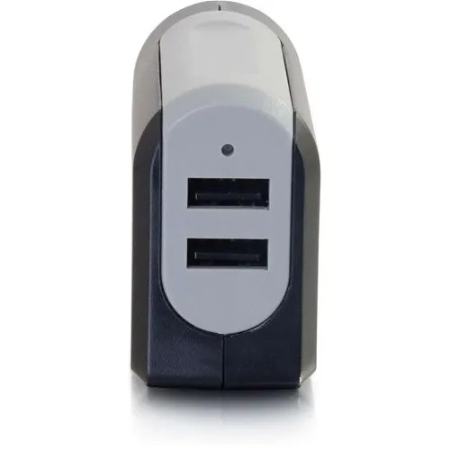 C2G CG20276 2-Port USB Wall Charger - AC to USB Adapter, 5V 4.8A Output