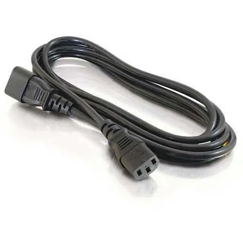 C2G CG20941 18 AWG Computer Power Extension Cord, IEC320C14 to IEC320C13, 15' (4.6m), TAA Compliant