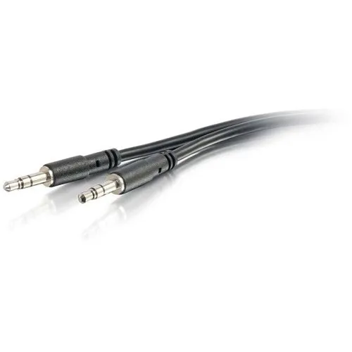 C2G CG22602 Slim Aux 3.5mm Audio Cable, M/M, 10' (3m)