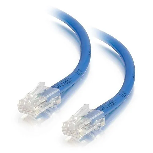 C2G CG-22673 CAT5E Non-Booted Unshielded (UTP) Ethernet Network Patch Cable, 3' (0.9m), Blue