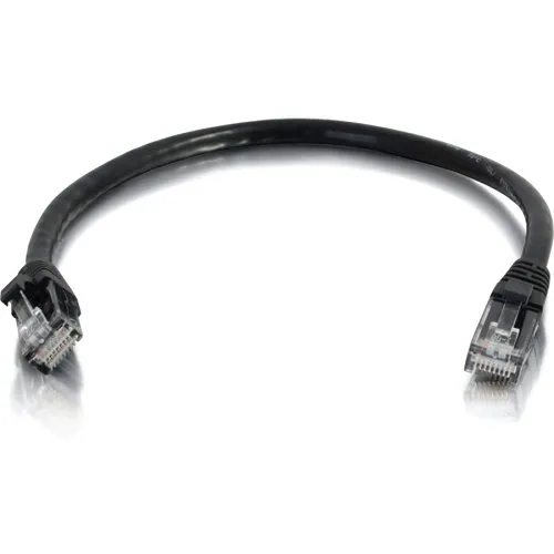 C2G CG27150 CAT6 Snagless Unshielded UTP Ethernet Network Patch Cable, 1' (0.3m), Black