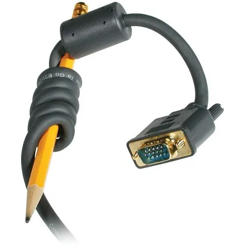 C2G CG28245 Flexima VGA Monitor Cable M/M, In-Wall CL3-Rated, 25' (7.6m)