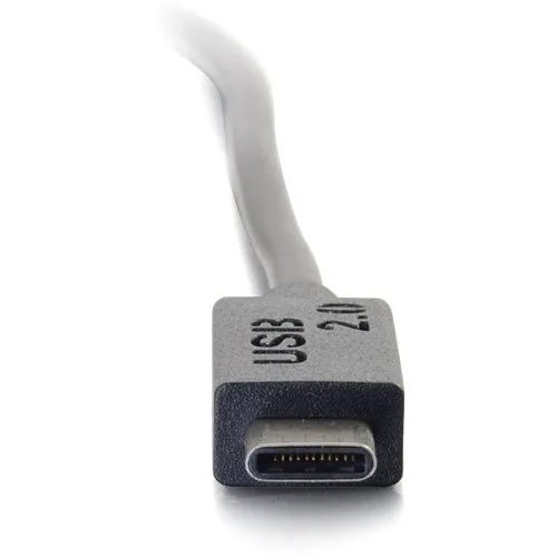 C2G CG28871 USB 2.0 USB-C to USB-A Cable M/M, 6' (1.8m), Black