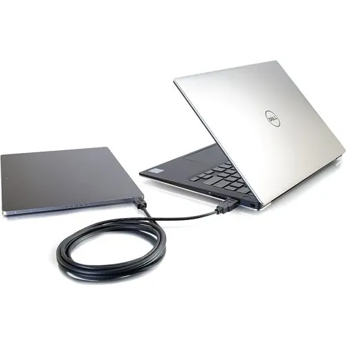 C2G CG28871 USB 2.0 USB-C to USB-A Cable M/M, 6' (1.8m), Black