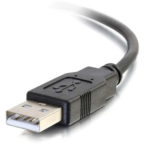 C2G CG28873 USB 2.0 USB-C to USB-A Cable M/M, 10' (3m), Black