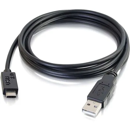 C2G CG28873 USB 2.0 USB-C to USB-A Cable M/M, 10' (3m), Black