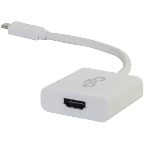 C2G CG29475 USB-C to HDMI Audio/Video Adapter Converter, 4K 30Hz, White