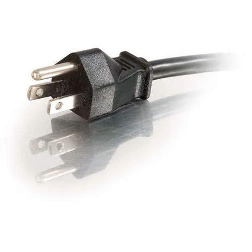 C2G CG29806 16 AWG 1-to-4 Power Cord Splitter, 1 NEMA 5-15P to 2 NEMA 5-15R, TAA Compliant, 3' (0.9m)